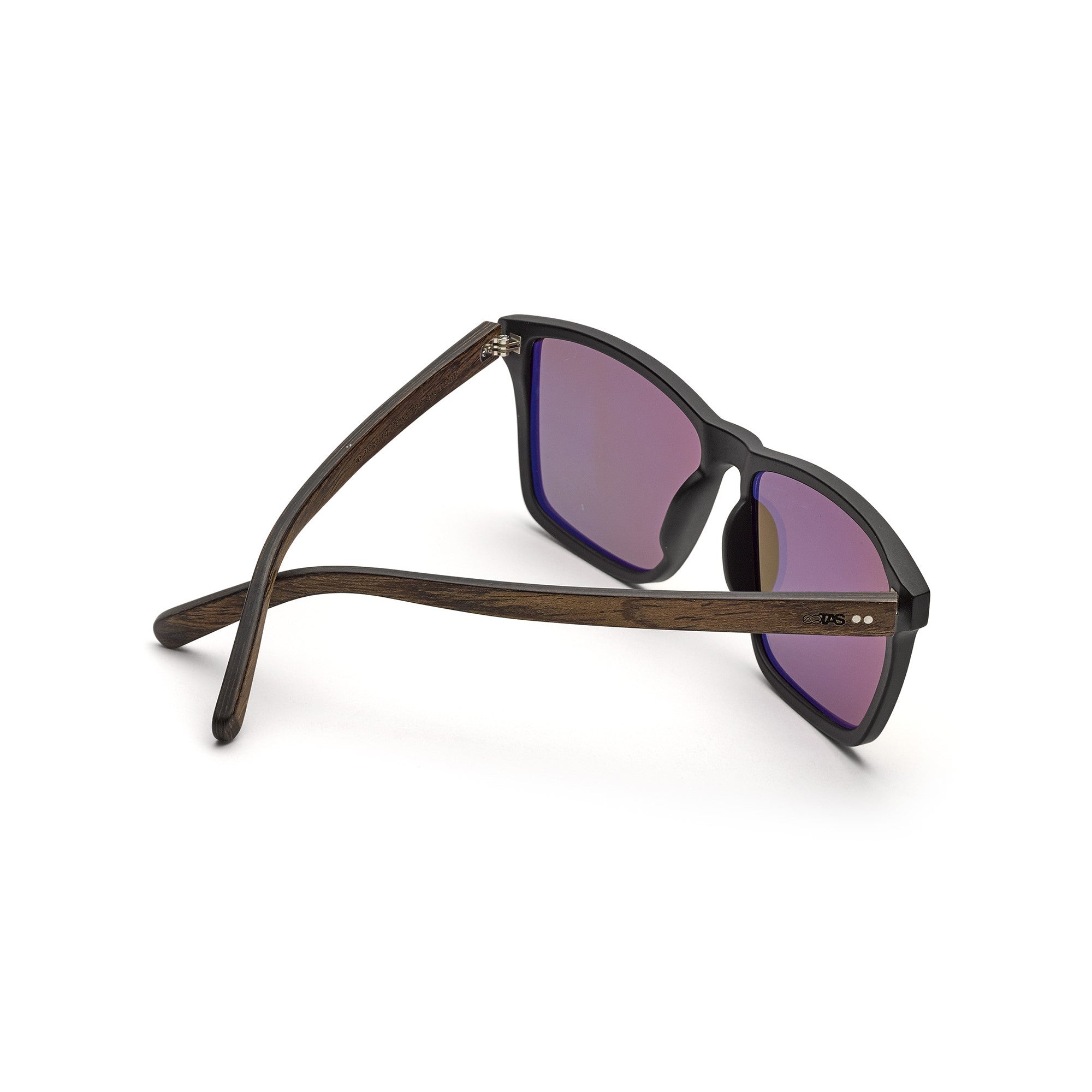 Karlsson blau verspiegelte breit geschnittene Sonnenbrille für Herren von TAKE A SHOT