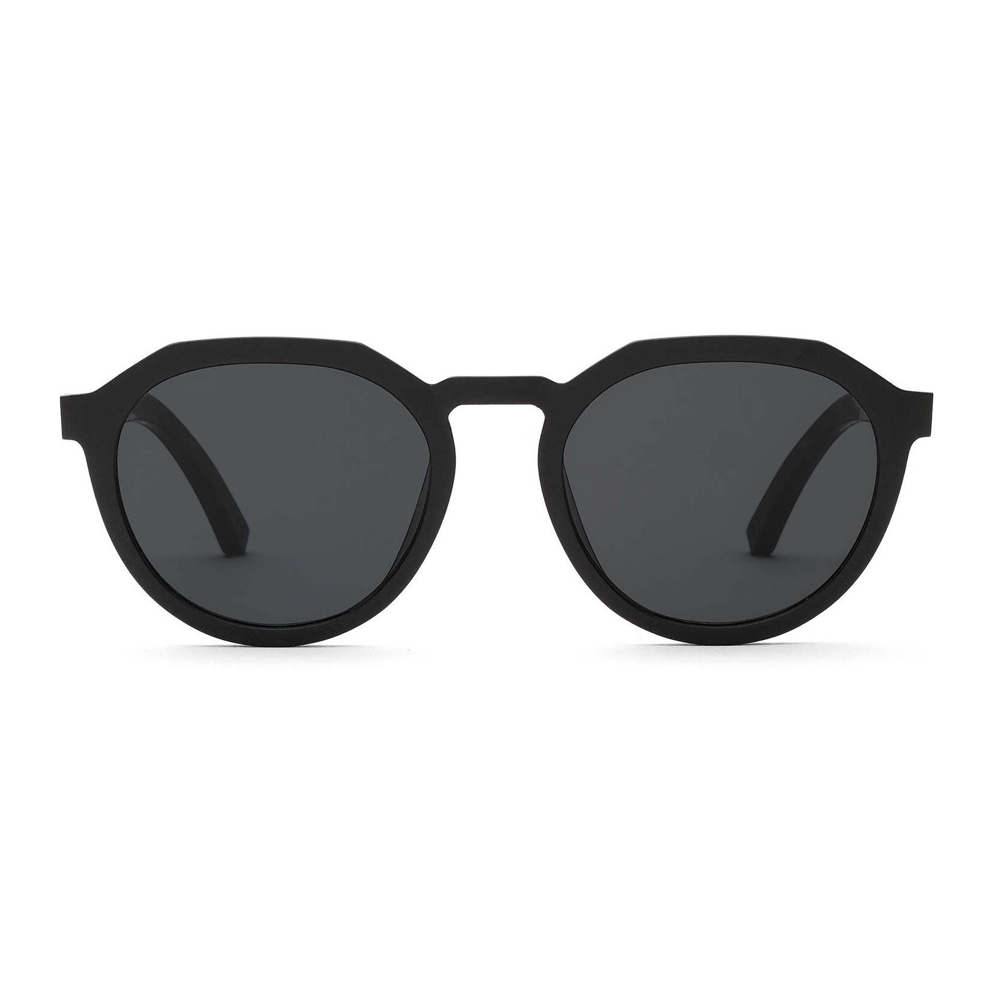 nachhaltige schwarze holz sonnenbrille schwarz flat top graues glas wilson take a shot aus leipzig