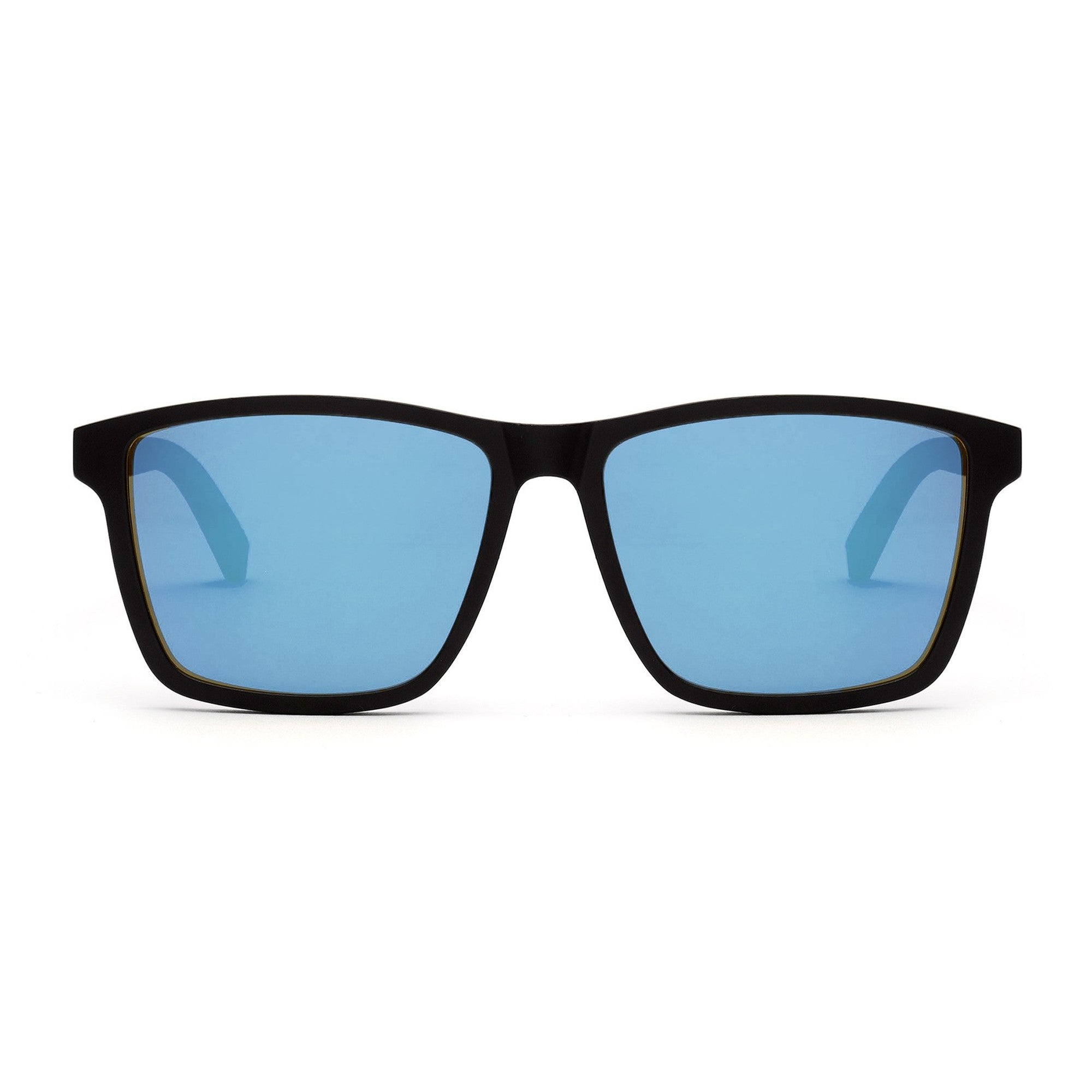 Karlsson blau verspiegelte breit geschnittene Sonnenbrille für Herren von TAKE A SHOT