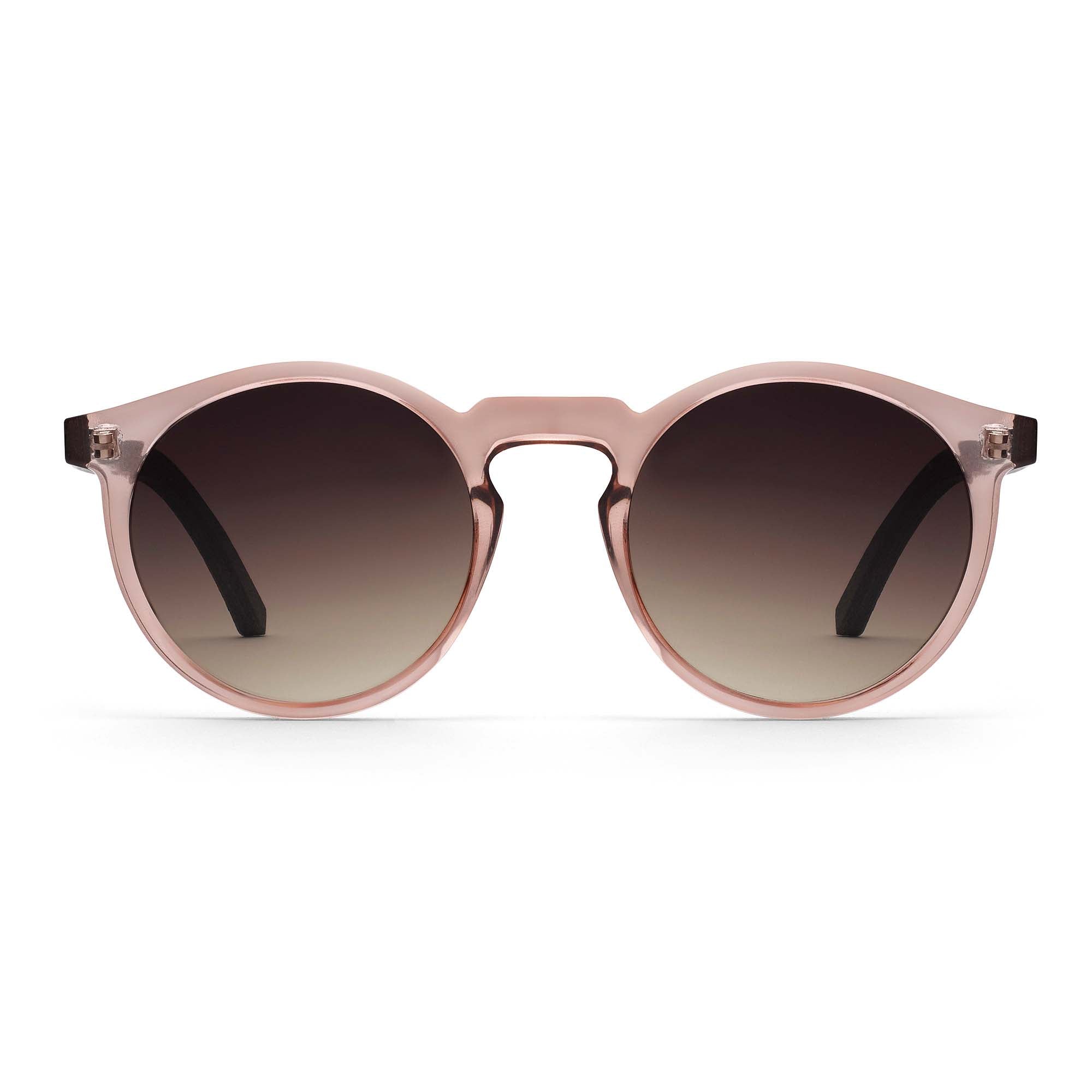 damen holz sonnenbrille rosa transparent lola take a shot