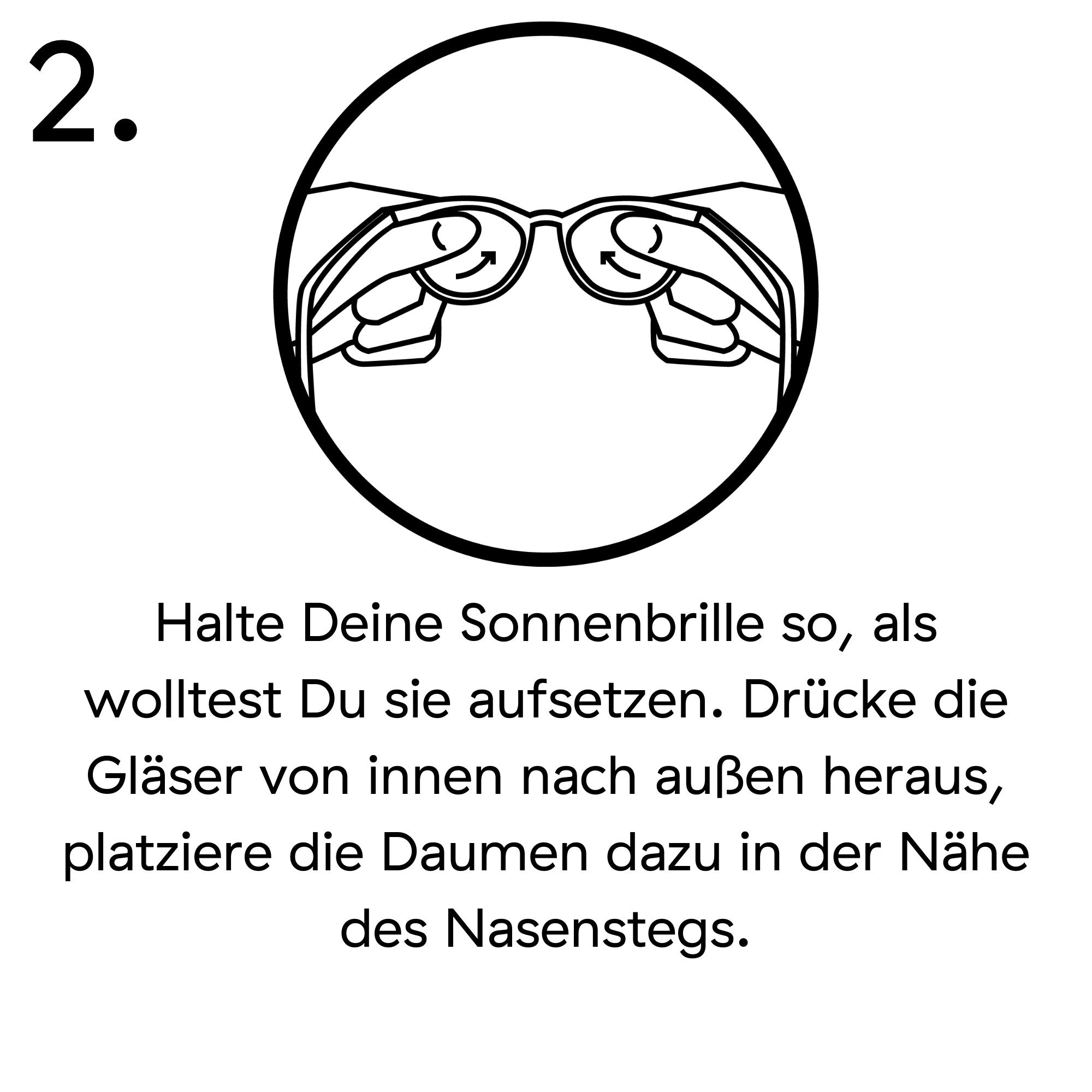 Ersatzgläser-Set für unsere Tomte Sonnenbrille - Grau getönt