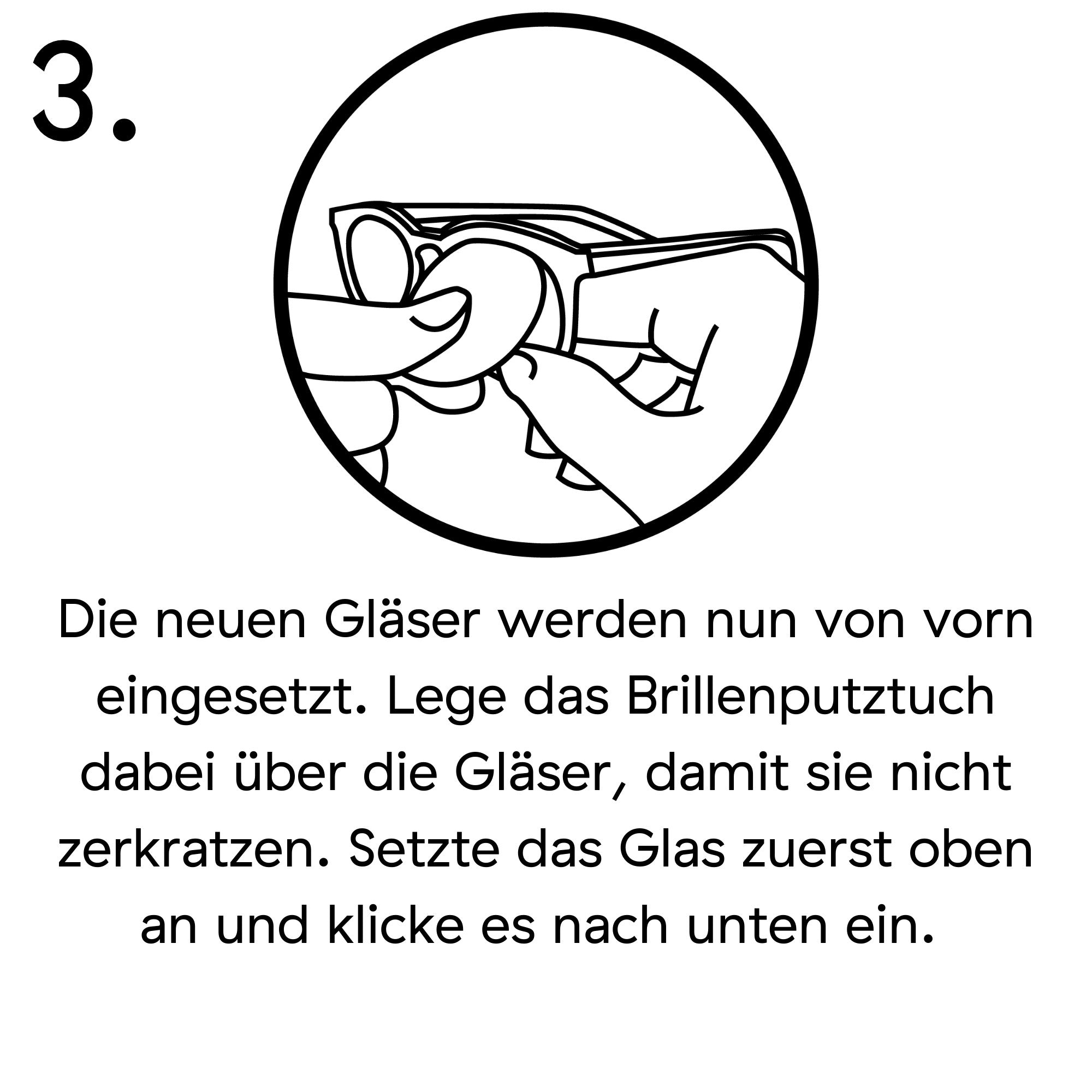 Ersatzgläser-Set für unsere Tomte Sonnenbrille - Grau getönt
