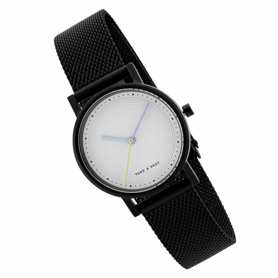 Mila: 27 - White Solar - Mesh Black Limited Edition 27mm