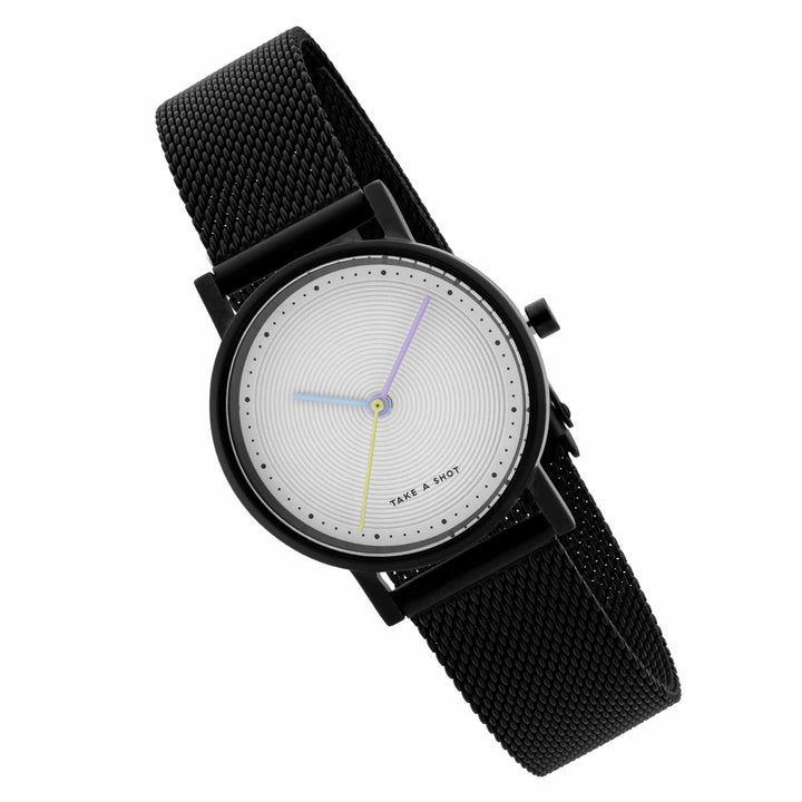 Mila: 27 - White Solar - Mesh Black Limited Edition 27mm