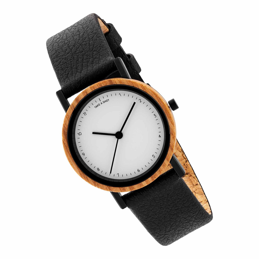 Liv 30: Eichenholz - Apvelskin Schwarz 30mm