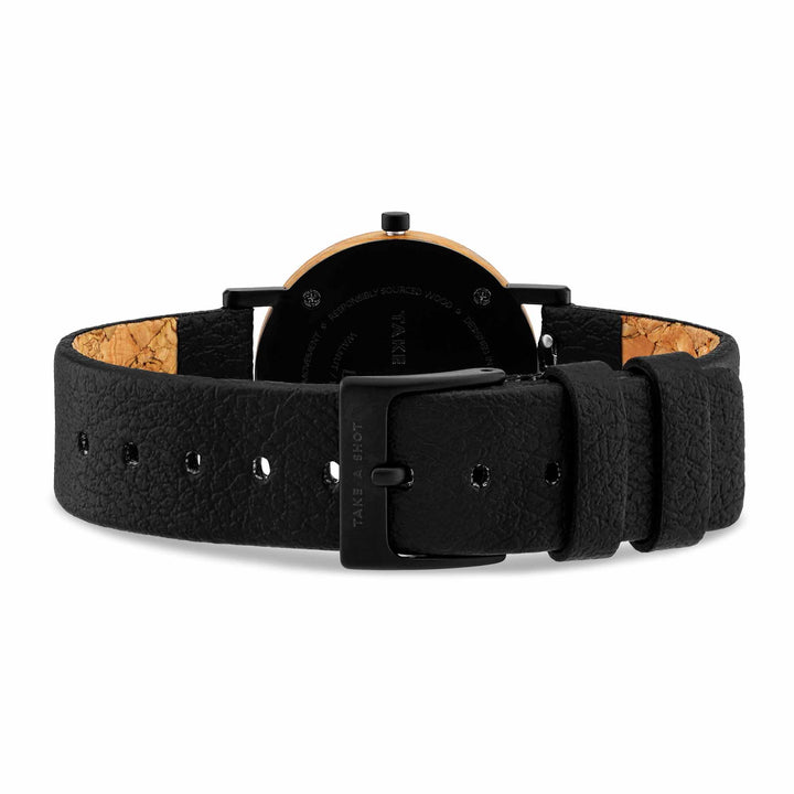Liv 30: Eichenholz - Apvelskin Schwarz 30mm