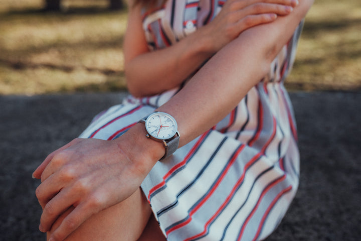 Ivy: Marmor Armbanduhr 35mm