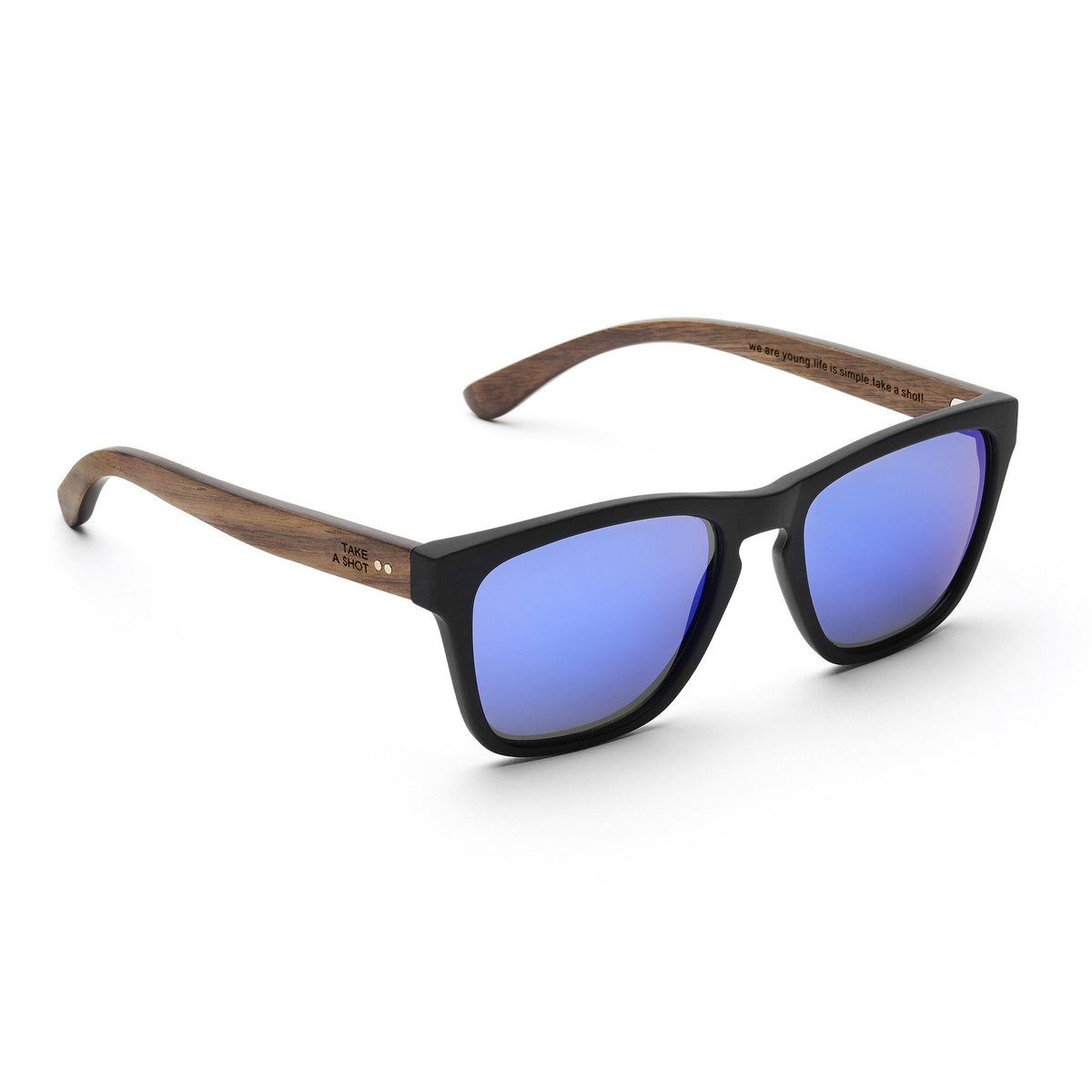 Sonnenbrille The Butterfly polarized Walnussholz | TAKE A SHOT