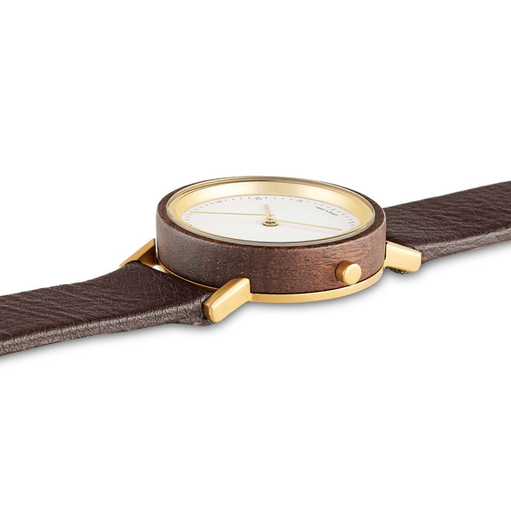 Liv: 30 - Walnussholz - Apvelskin Mocca 30mm
