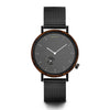 Vernon: Walnussholz - Mesh Gunmetal 42mm