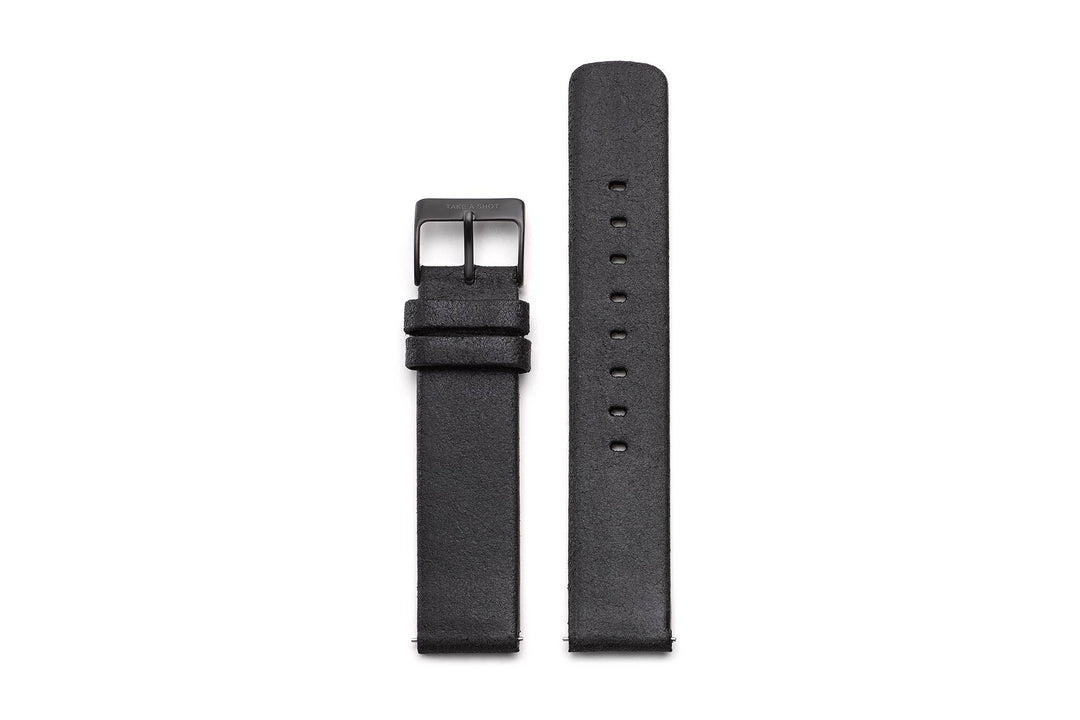 uhrenarmband damen 18mm vintage leder schwarz schwarz